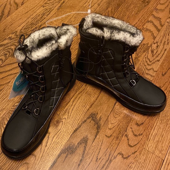 🌻2 for $39 🏷️Totes ThermoLite Boots Cozy Insulated Waterproof Boots • Size 9.5 - Picture 10 of 10